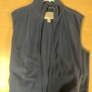 5) St. John’s Bay Classic Navy Blue Fleece Vest - Timeless Outdoor Essential